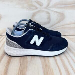 New Balance Navy and White Athletic Shoes